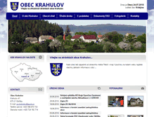 Tablet Screenshot of krahulov.cz